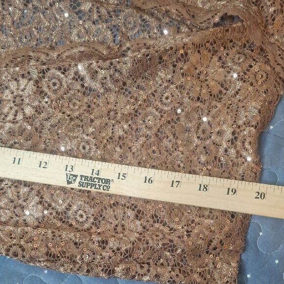 R&M Richards Cardigan Sweater with Open-Knit Design size 14 - Picture 4 of 4